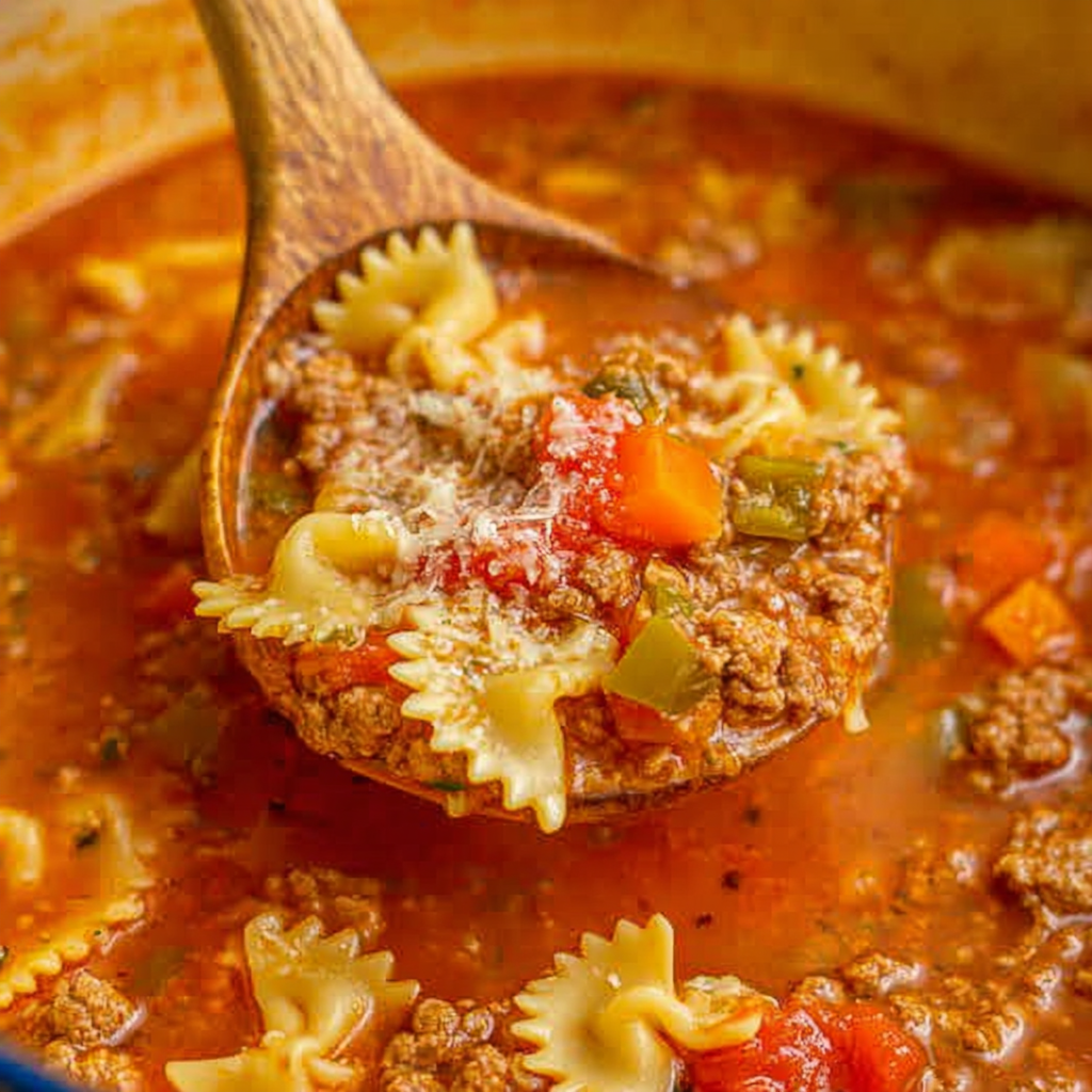 The Best Lasagna Soup
