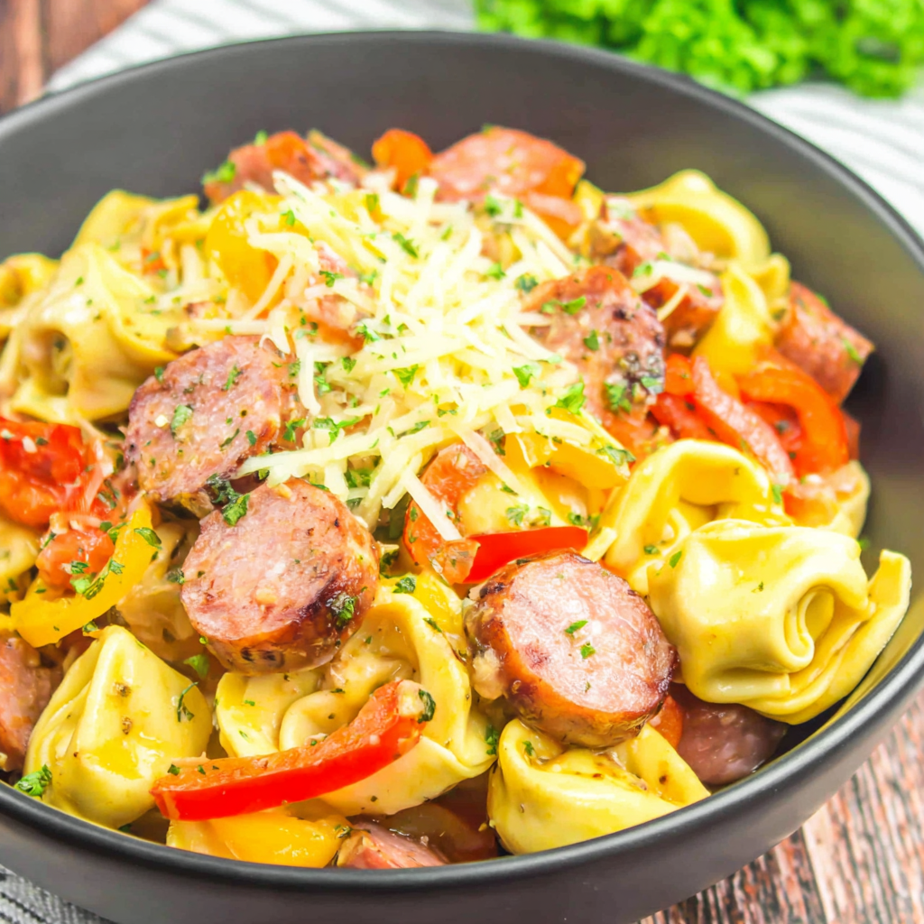 Kielbasa Tortellini Skillet