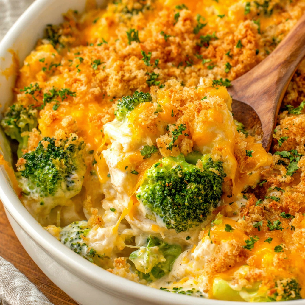 Creamy Chicken Divan Bake