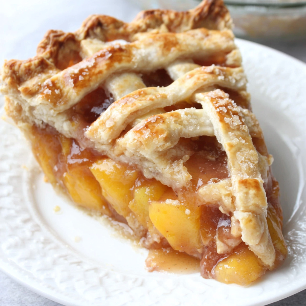 Classic Peach Pie
