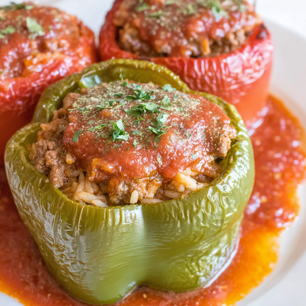 Hearty Beef Stuffed Peppers
