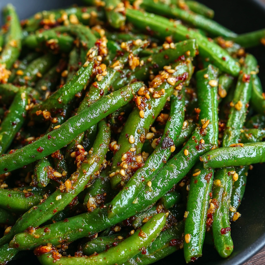 Gochujang Garlic Green Beans