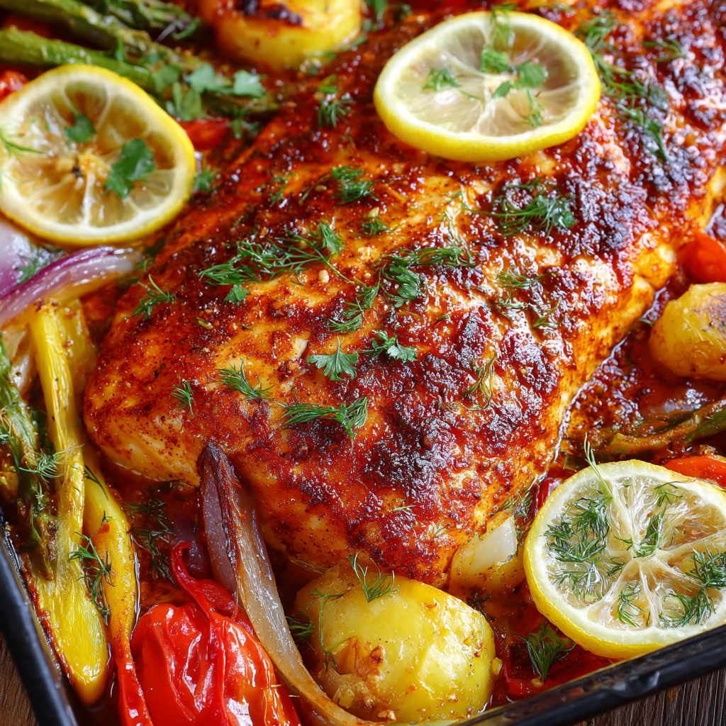 Spicy Baked Basa Fillet