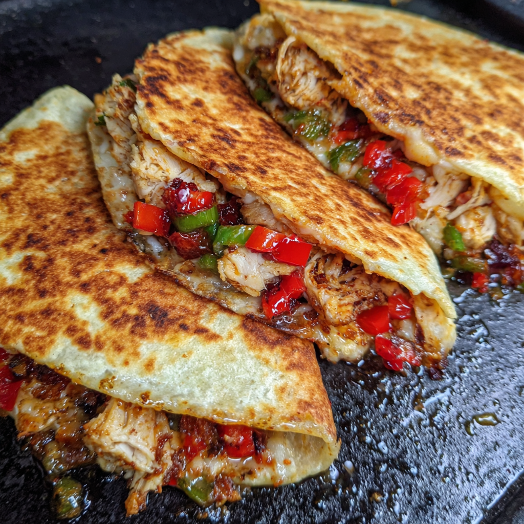 Chicken Bacon Ranch Quesadillas