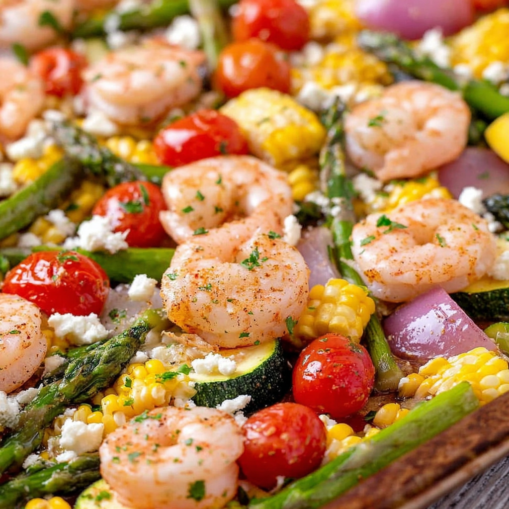Sheet Pan Shrimp and Vegetables