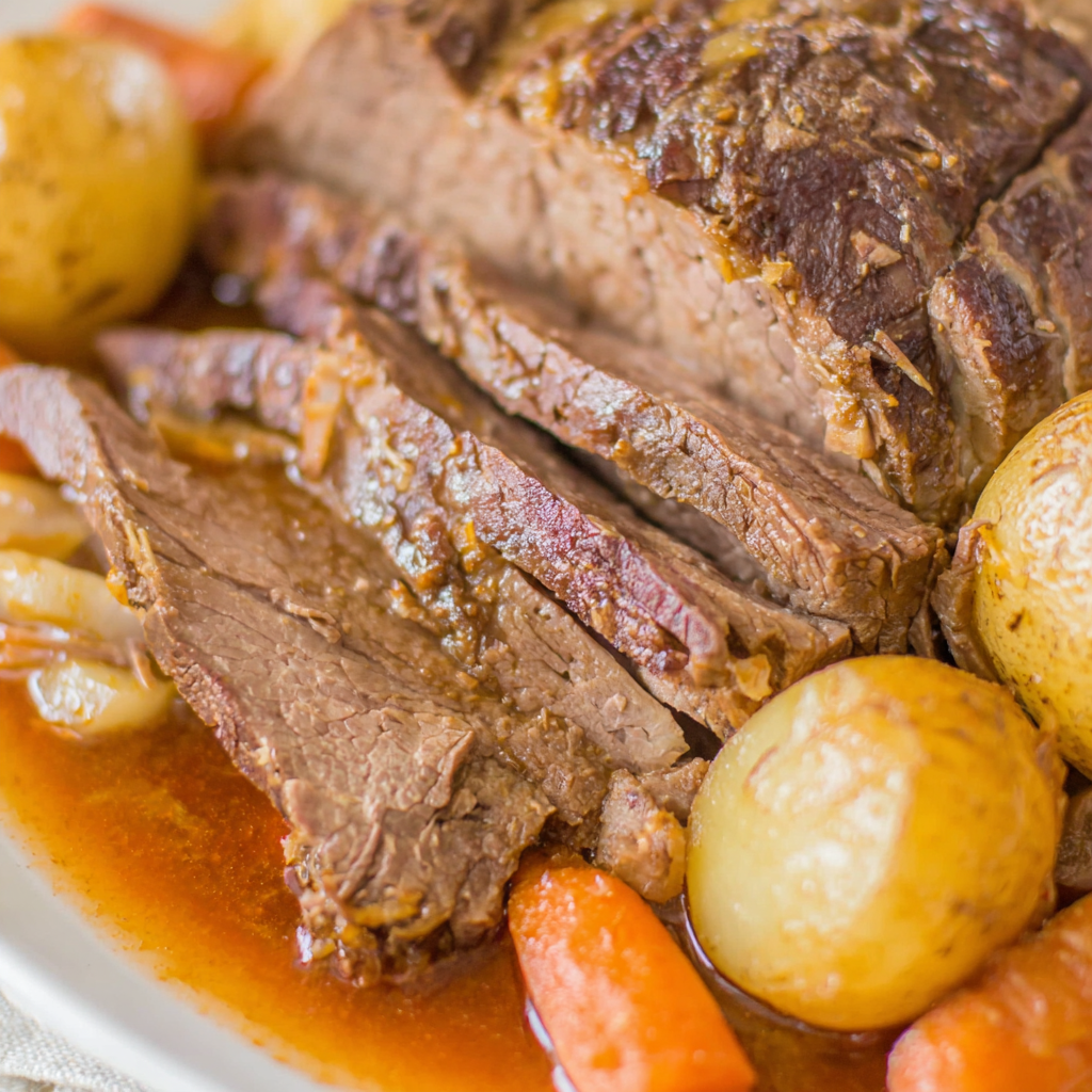 Slow Cooker Top Round Roast
