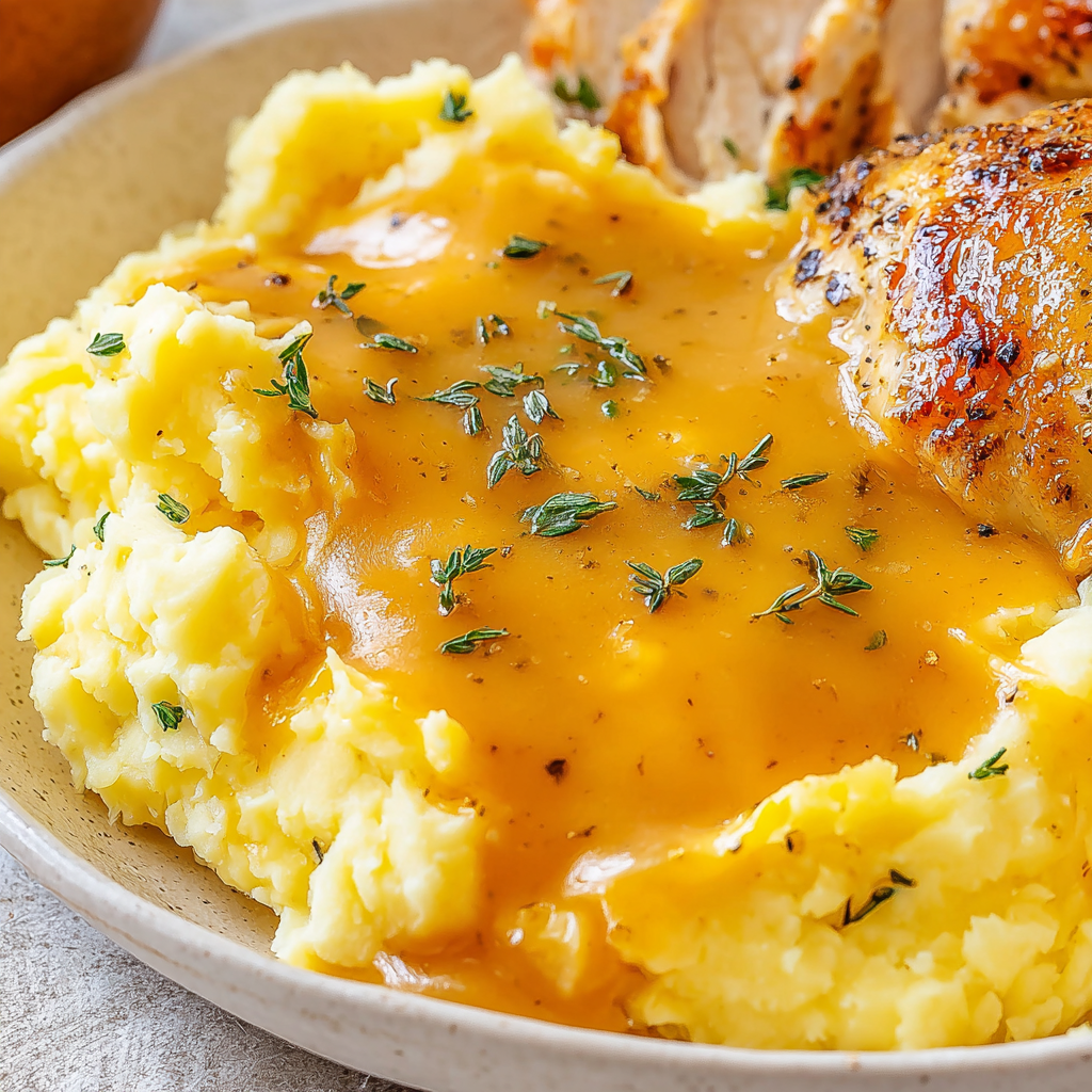 Easy Chicken Broth Gravy