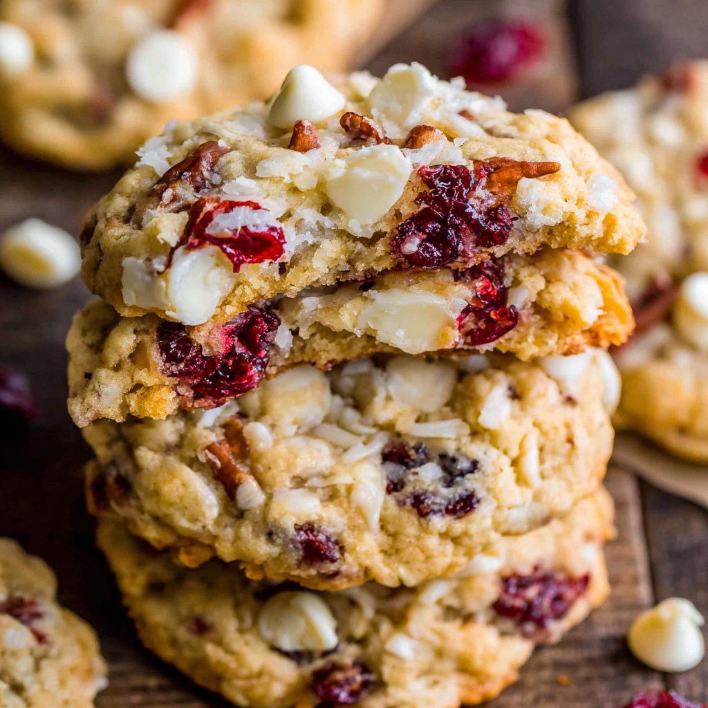 White Chocolate Cranberry Cookies