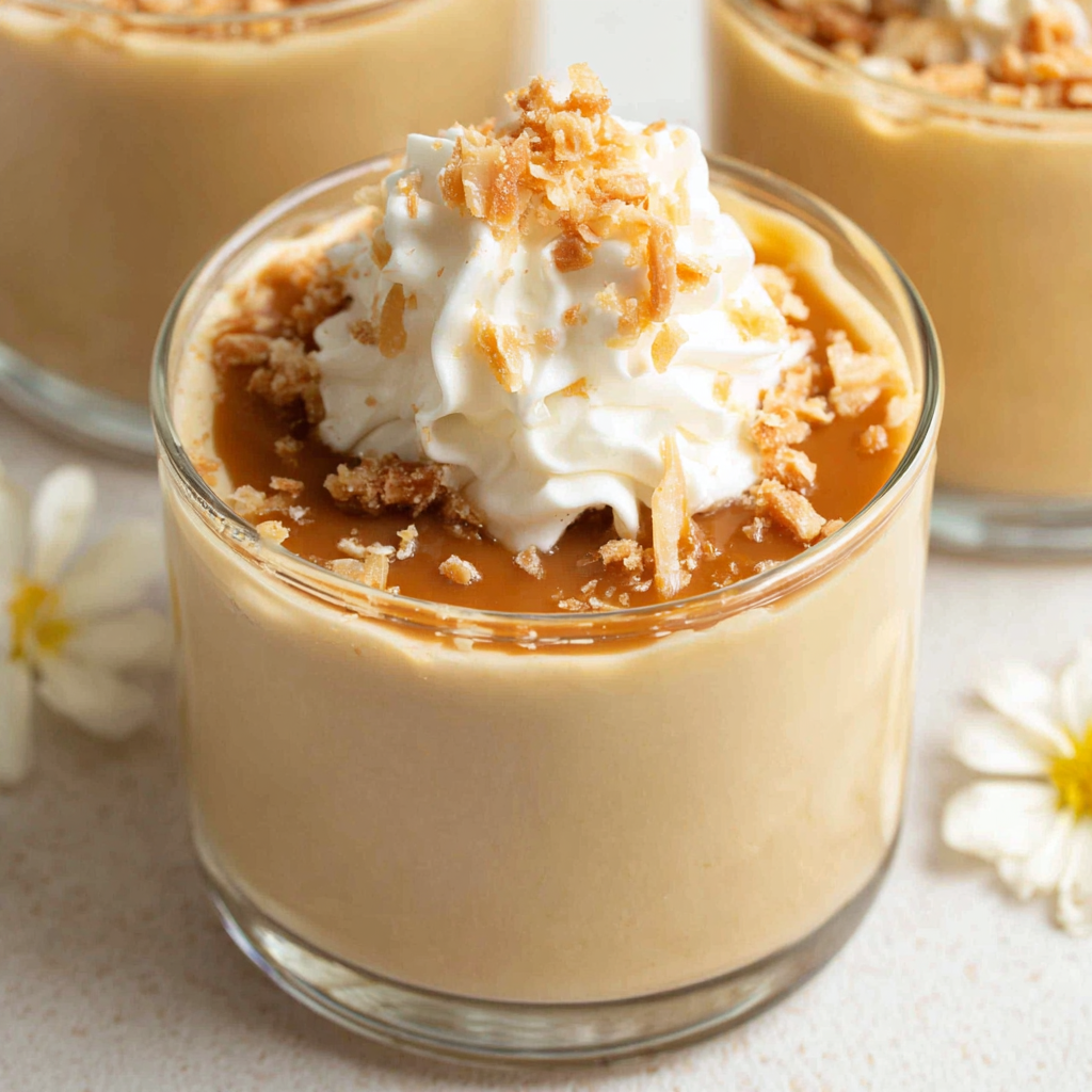 Creamy Butterscotch Pudding Made with Brown Sugar