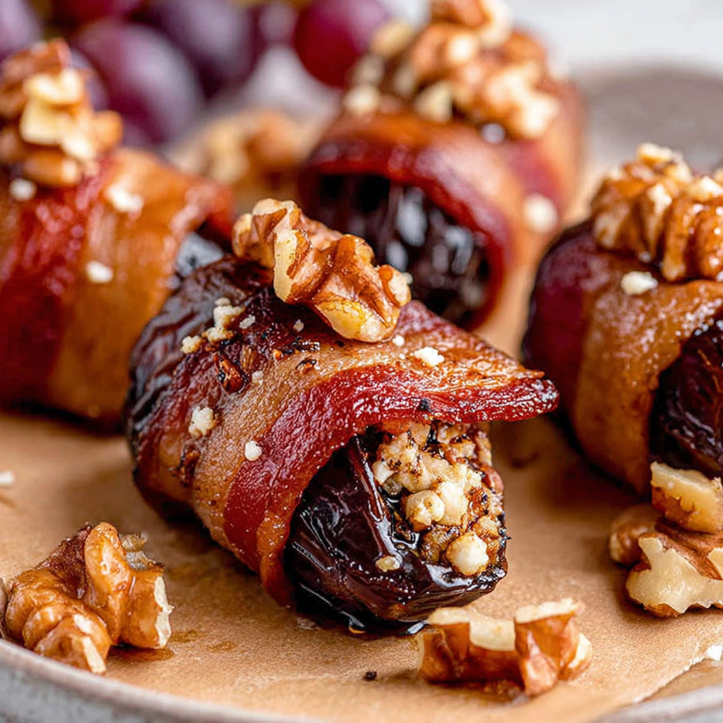 Bacon Wrapped Dates