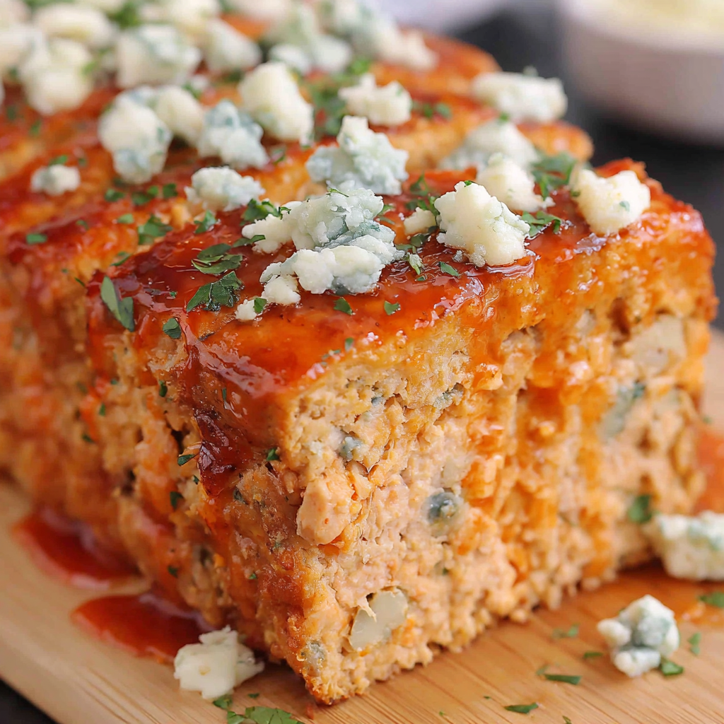 Classic Buffalo Chicken Meatloaf