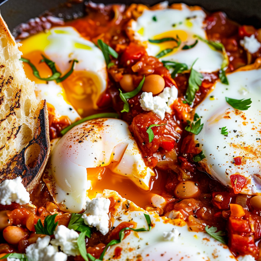 Shakshuka, But Better (White Beans & Goat Cheese)