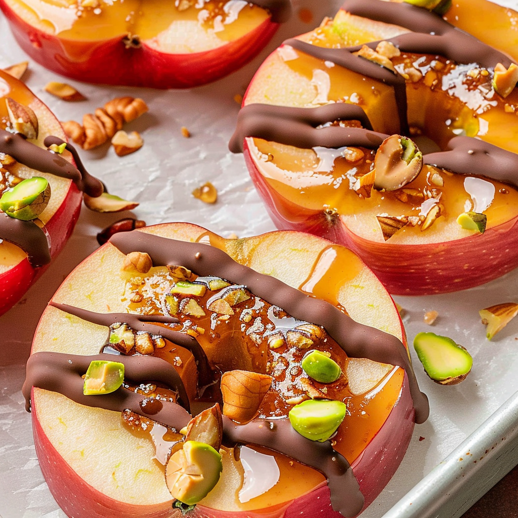 Caramel Apple Slices