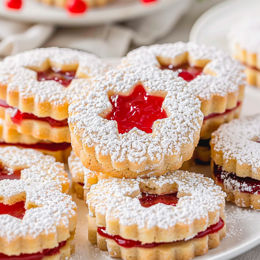 Delightful Linzer Cookies