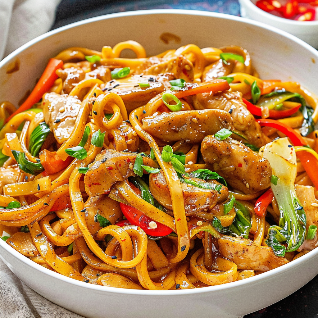 Chicken Stir Fry with Noodles