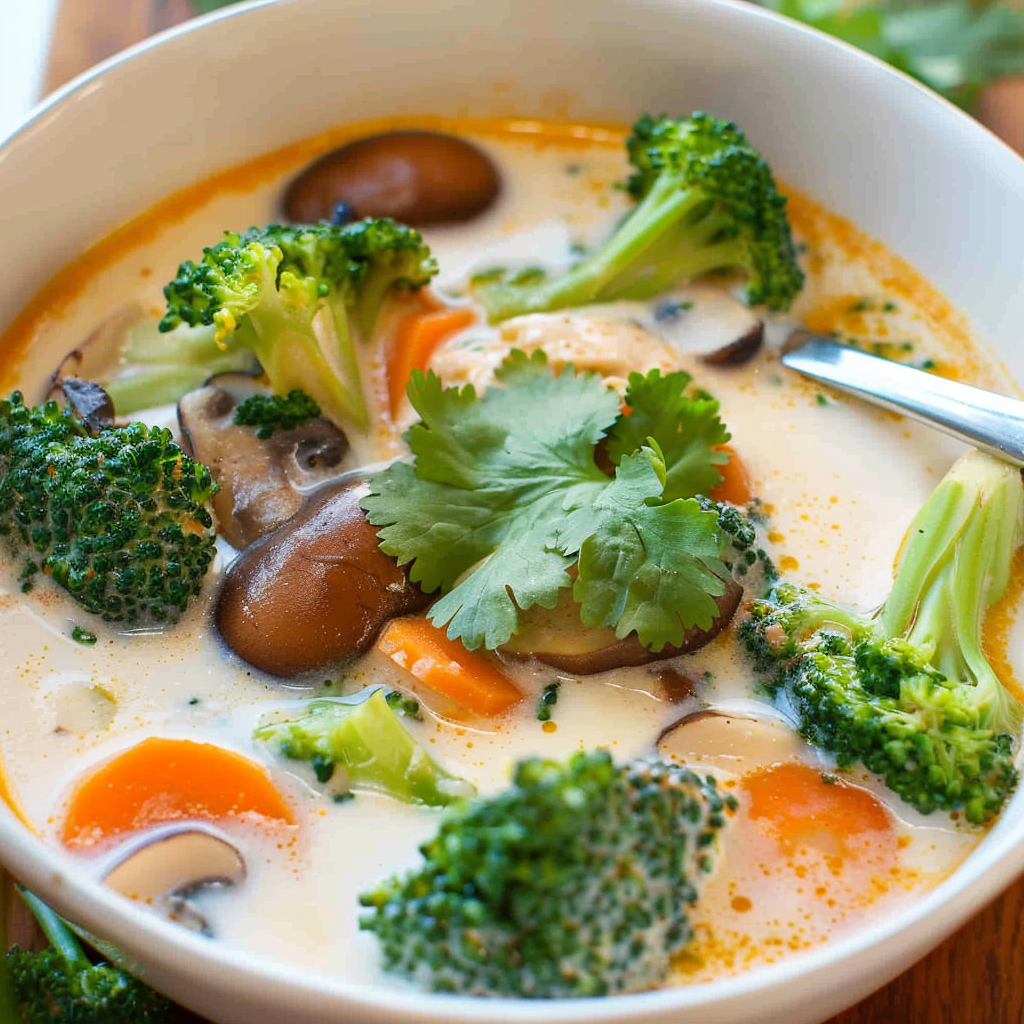 Thai Coconut Soup with Vegetables