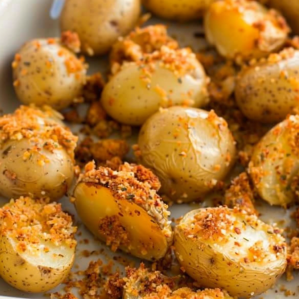 Crispy Parmesan Potatoes