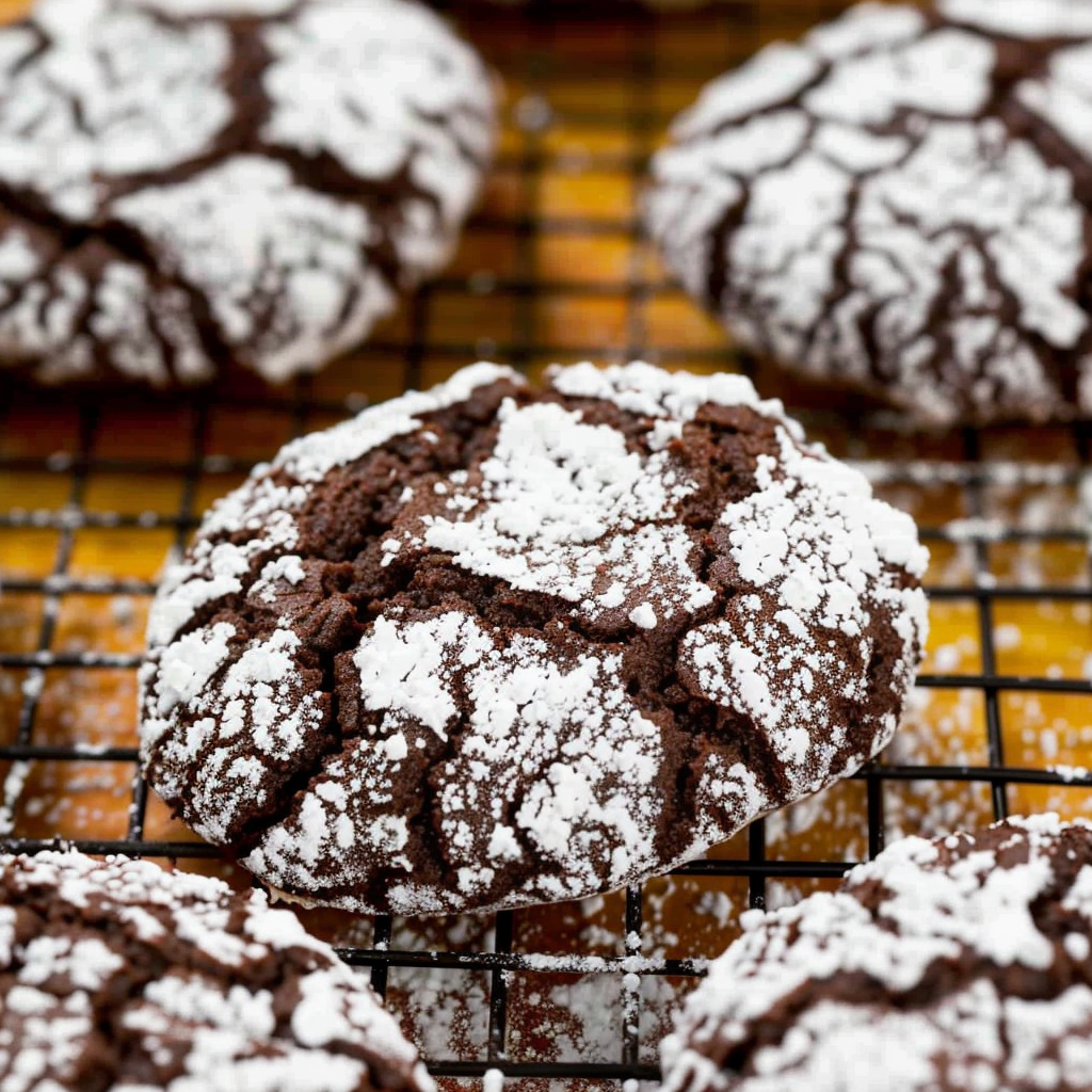 Chocolate Crinkle Cookies