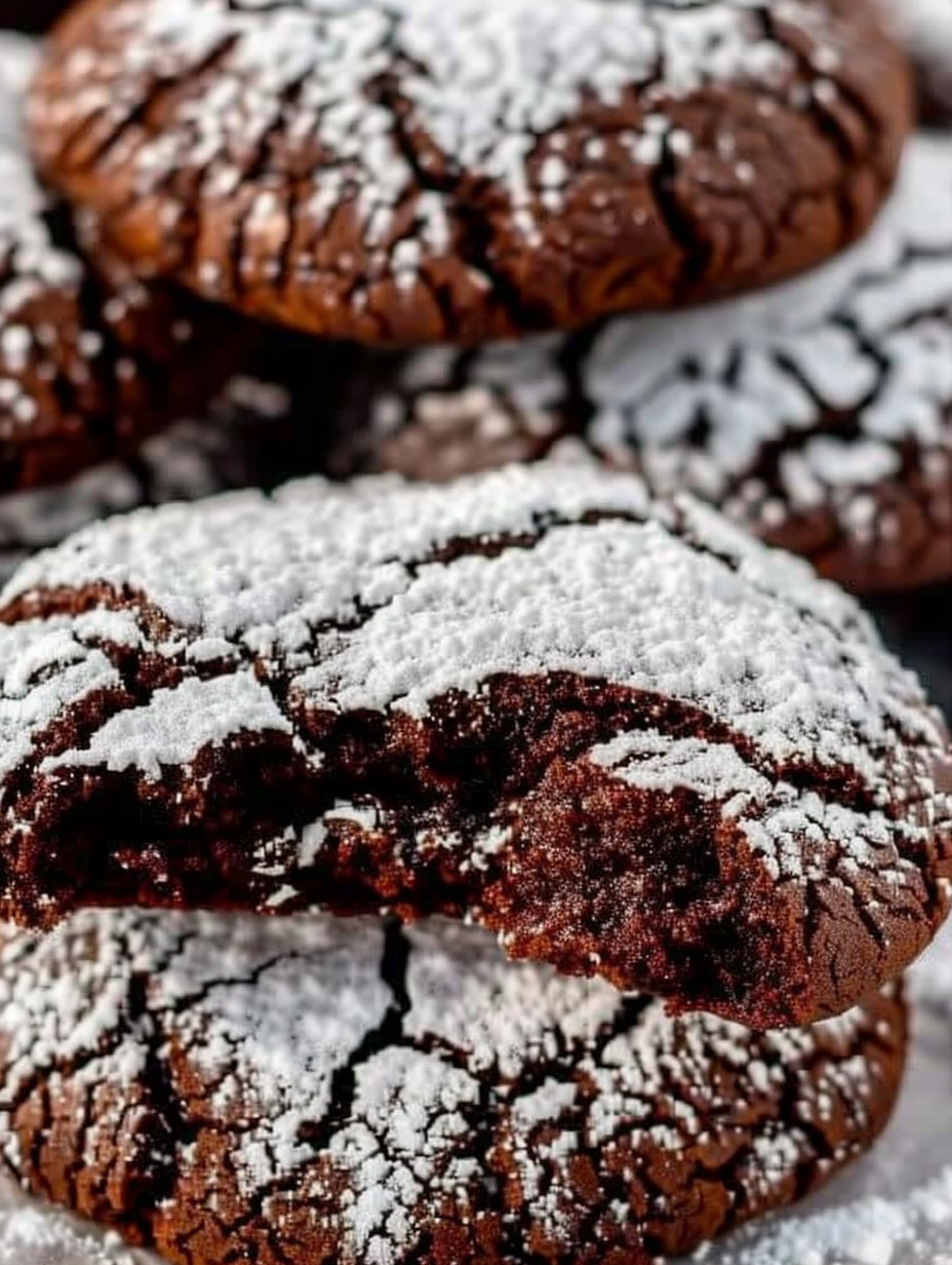 Dough balls rolled in powdered sugar, ready to bake