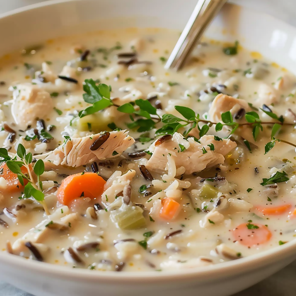 Creamy Chicken & Wild Rice Soup