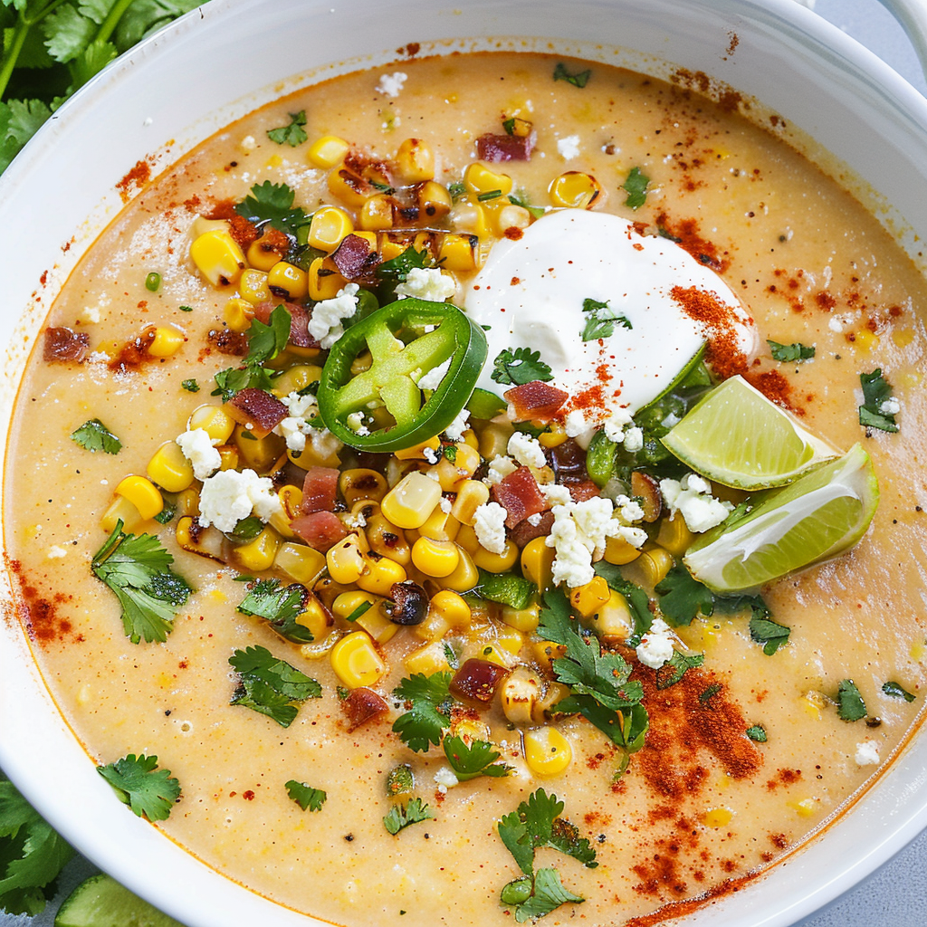 Mexican Street Corn Soup