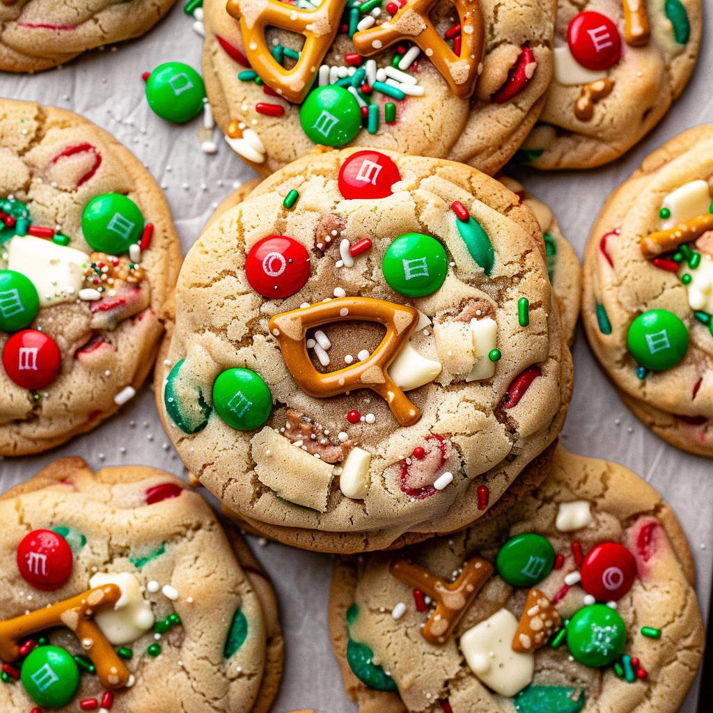 Christmas Kitchen Sink Cookies