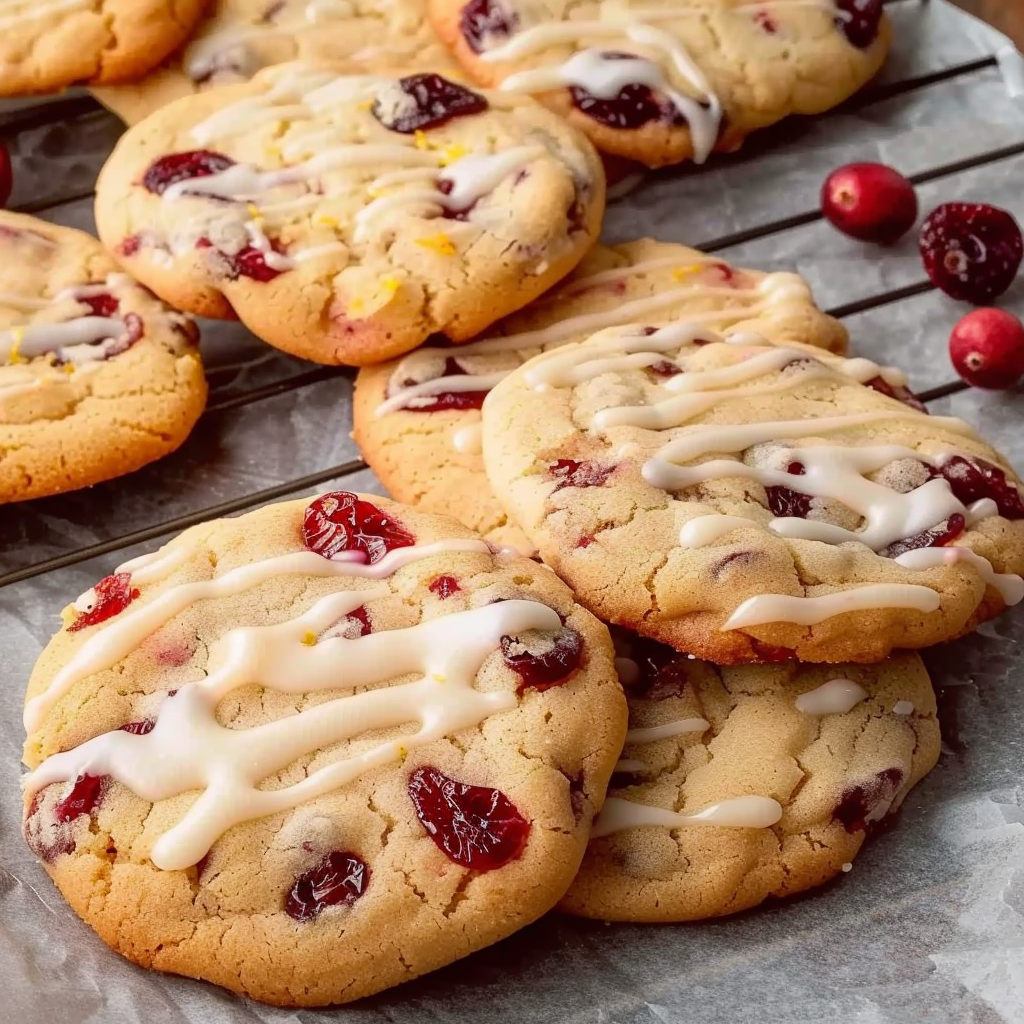Best Christmas Cranberry Orange Cookies