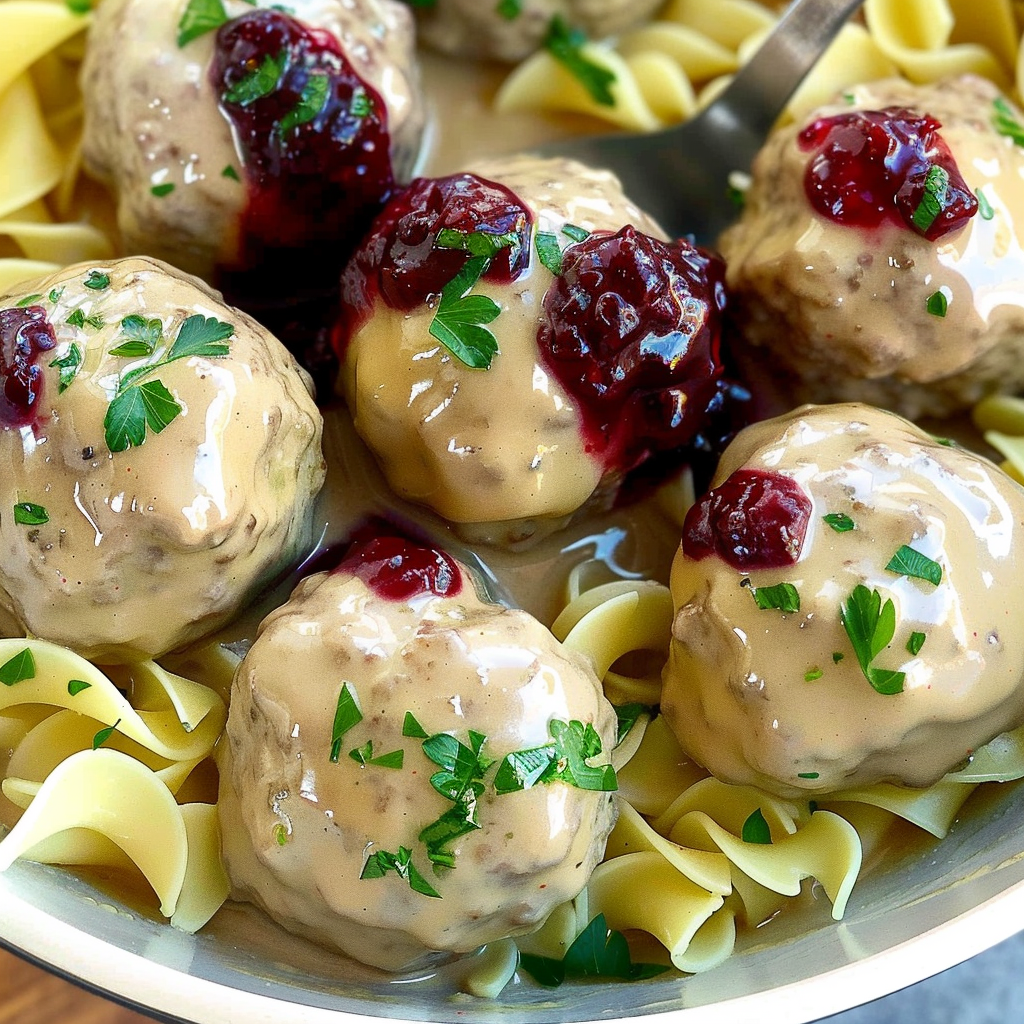 The BEST Easy Homemade Swedish Meatballs
