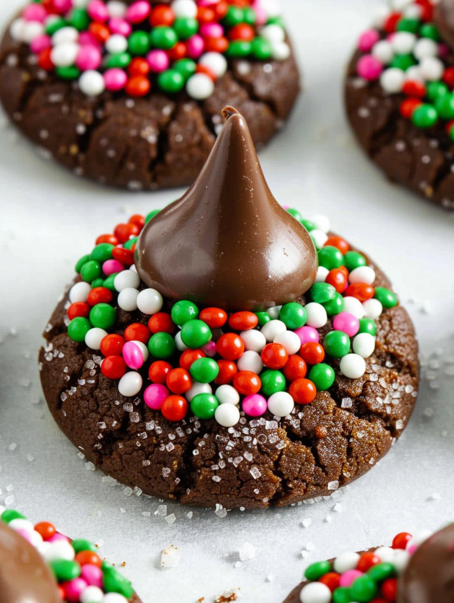 Chocolate Kiss Cookies