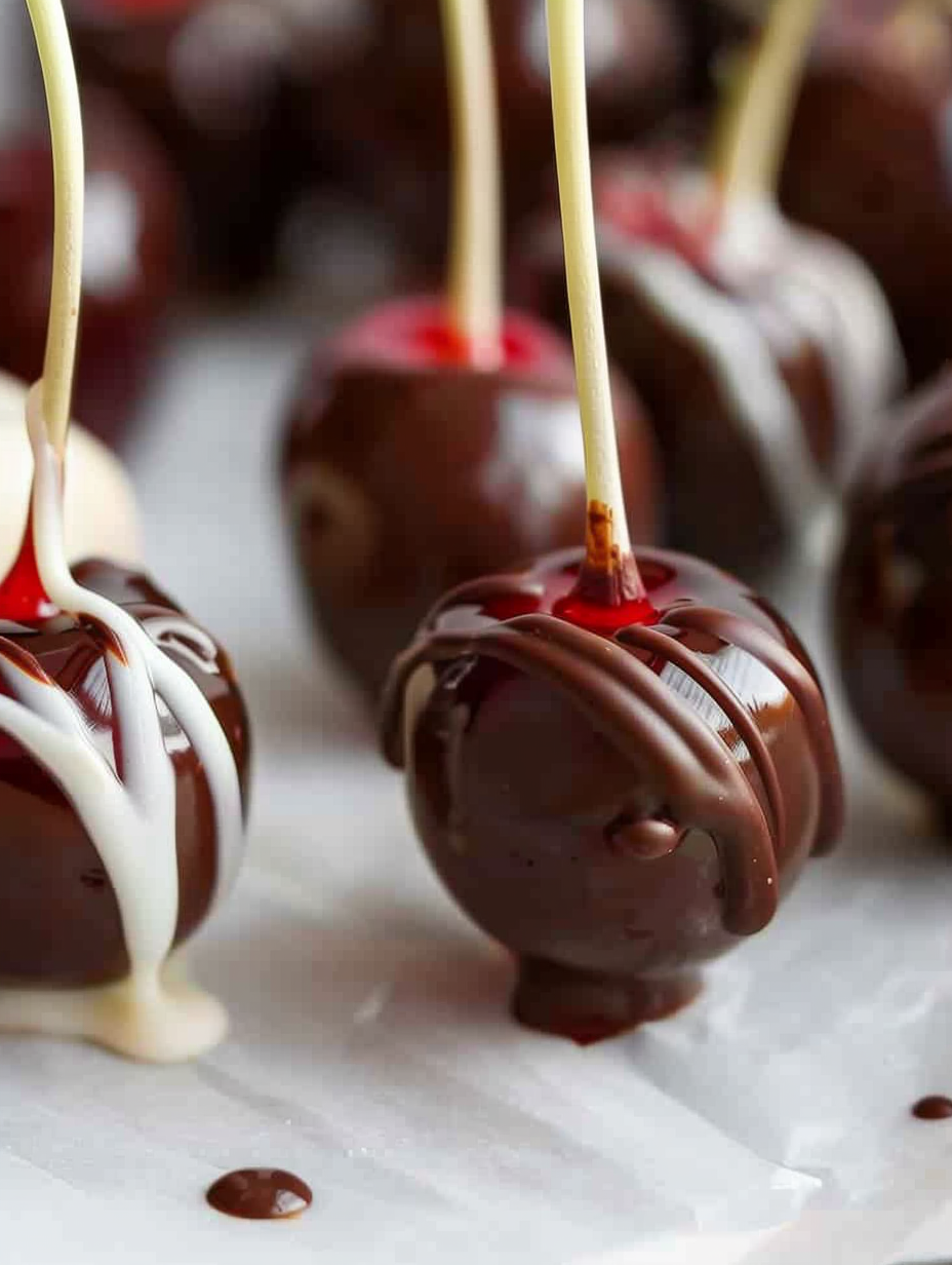 Grand Marnier Chocolate Cherries