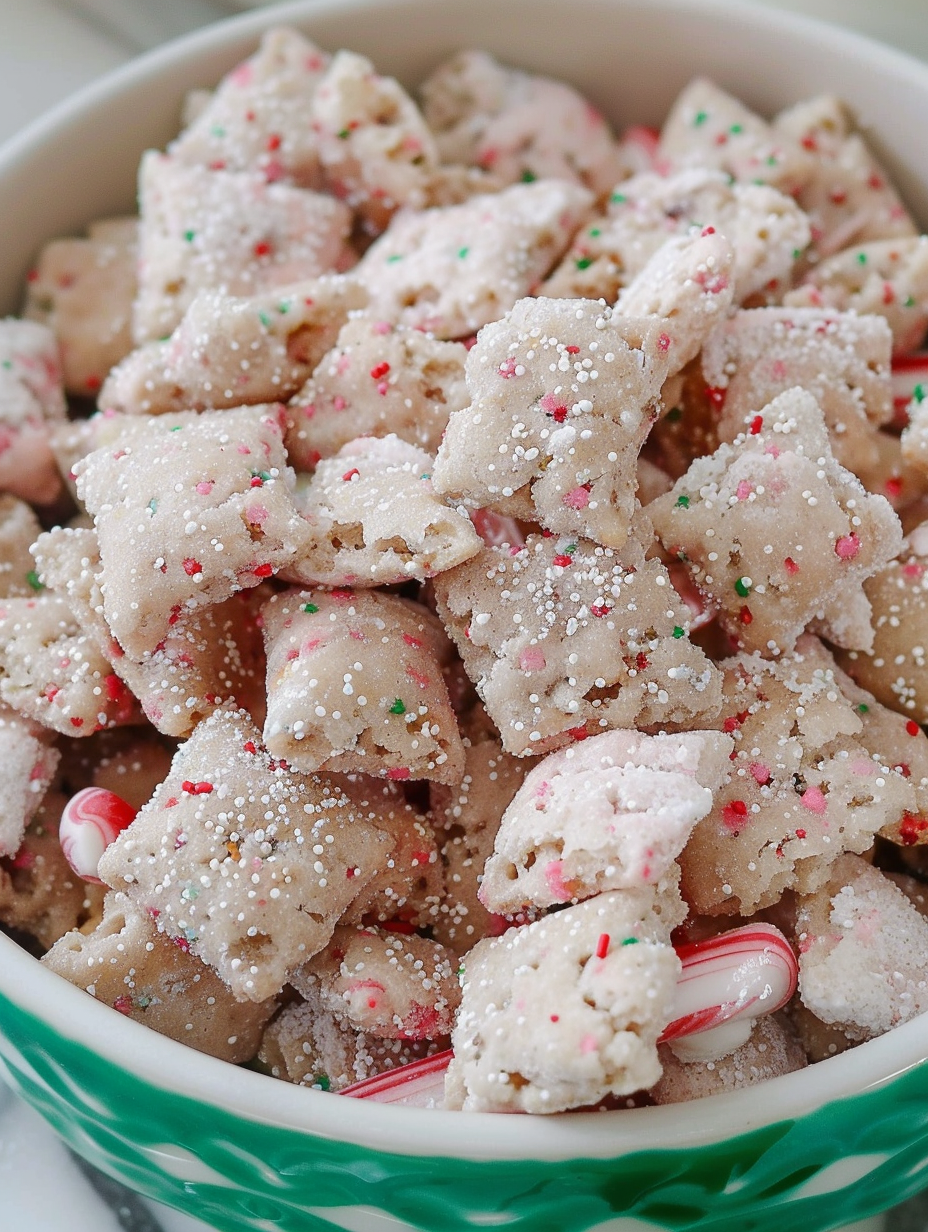 Candy Cane Kiss Muddy Buddies