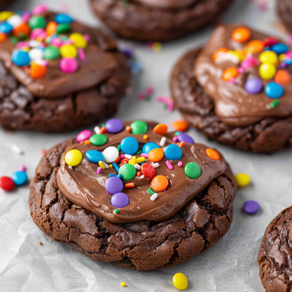 Cosmic Brownie Mix Cookies