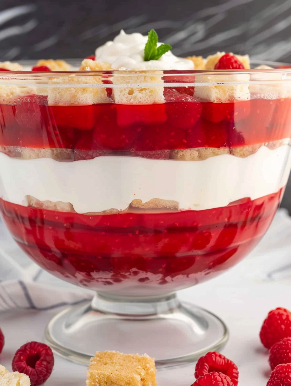 Berries and jam mixture