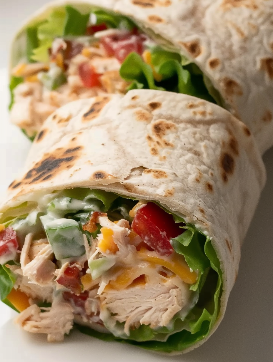 Chicken Bacon Ranch Wraps