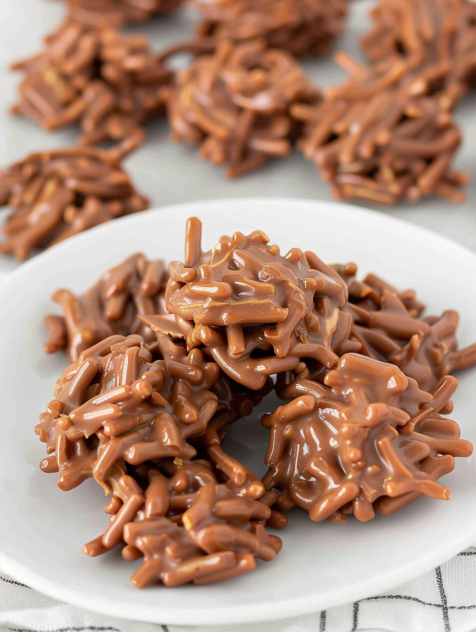 Chocolate Haystack Cookies