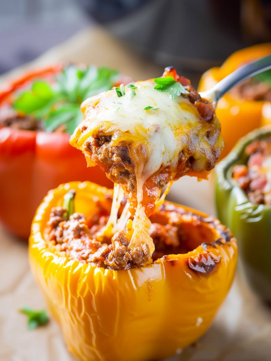 Air Fryer Stuffed Peppers