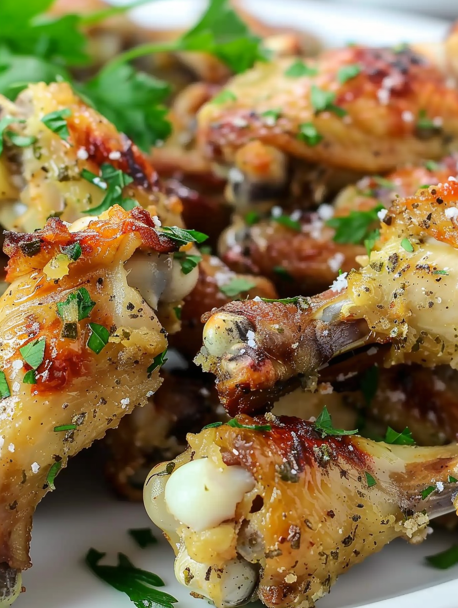 Instant Pot Garlic Parmesan Chicken Wings