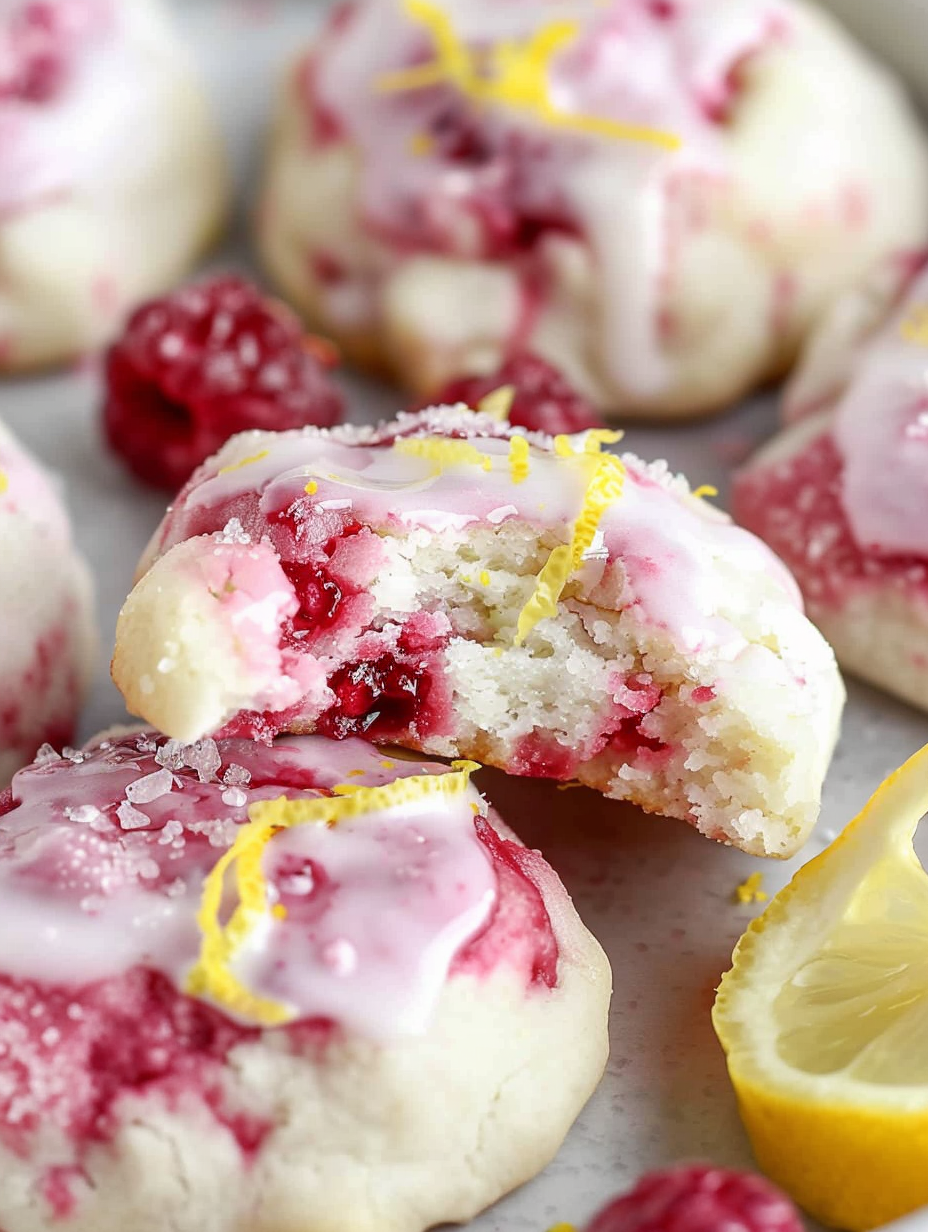 Lemon Raspberry Cookies