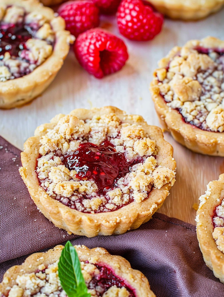 Raspberry Crumble Cookies (Costco Copycat)
