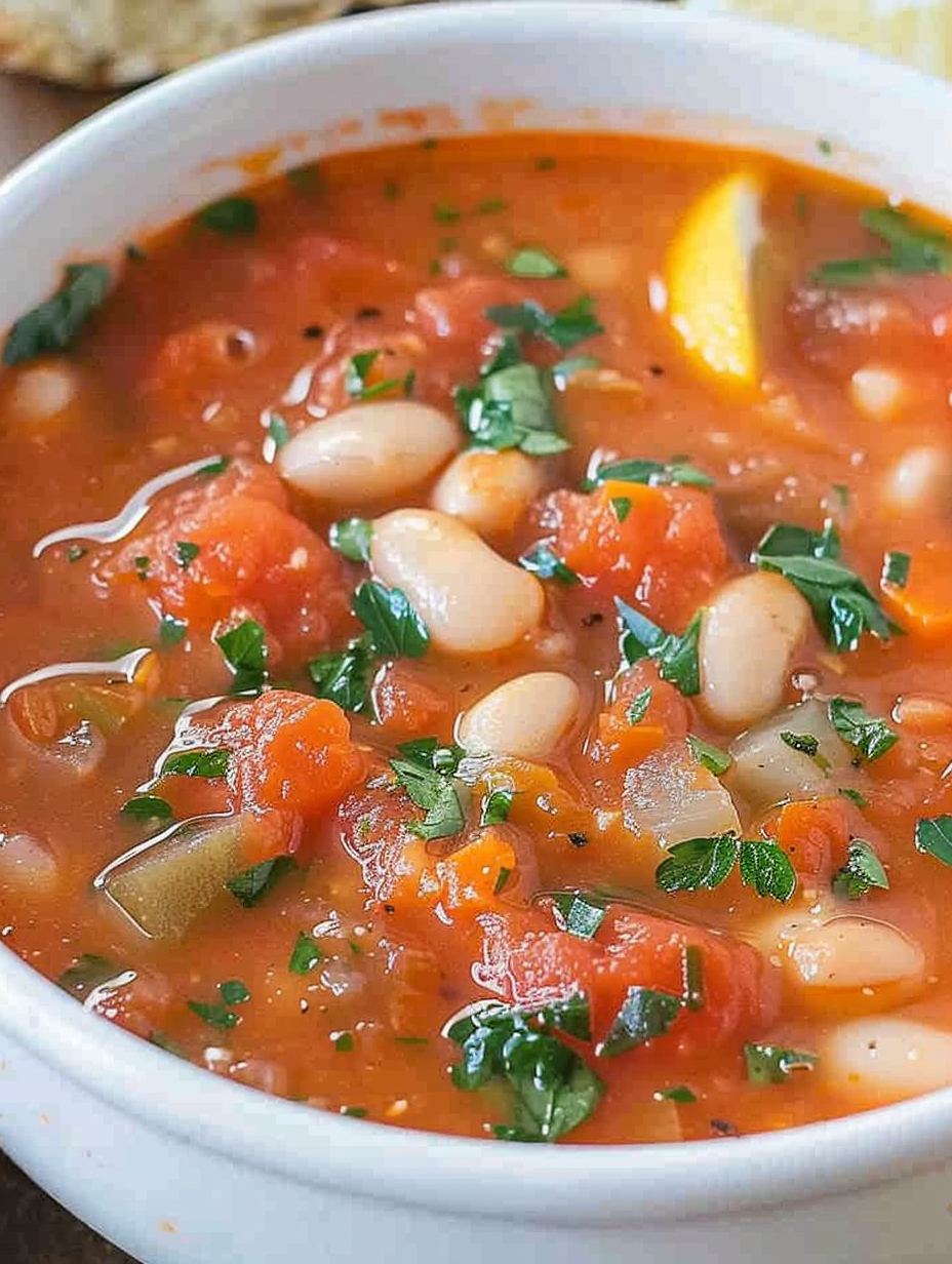 White Bean Tomato Soup