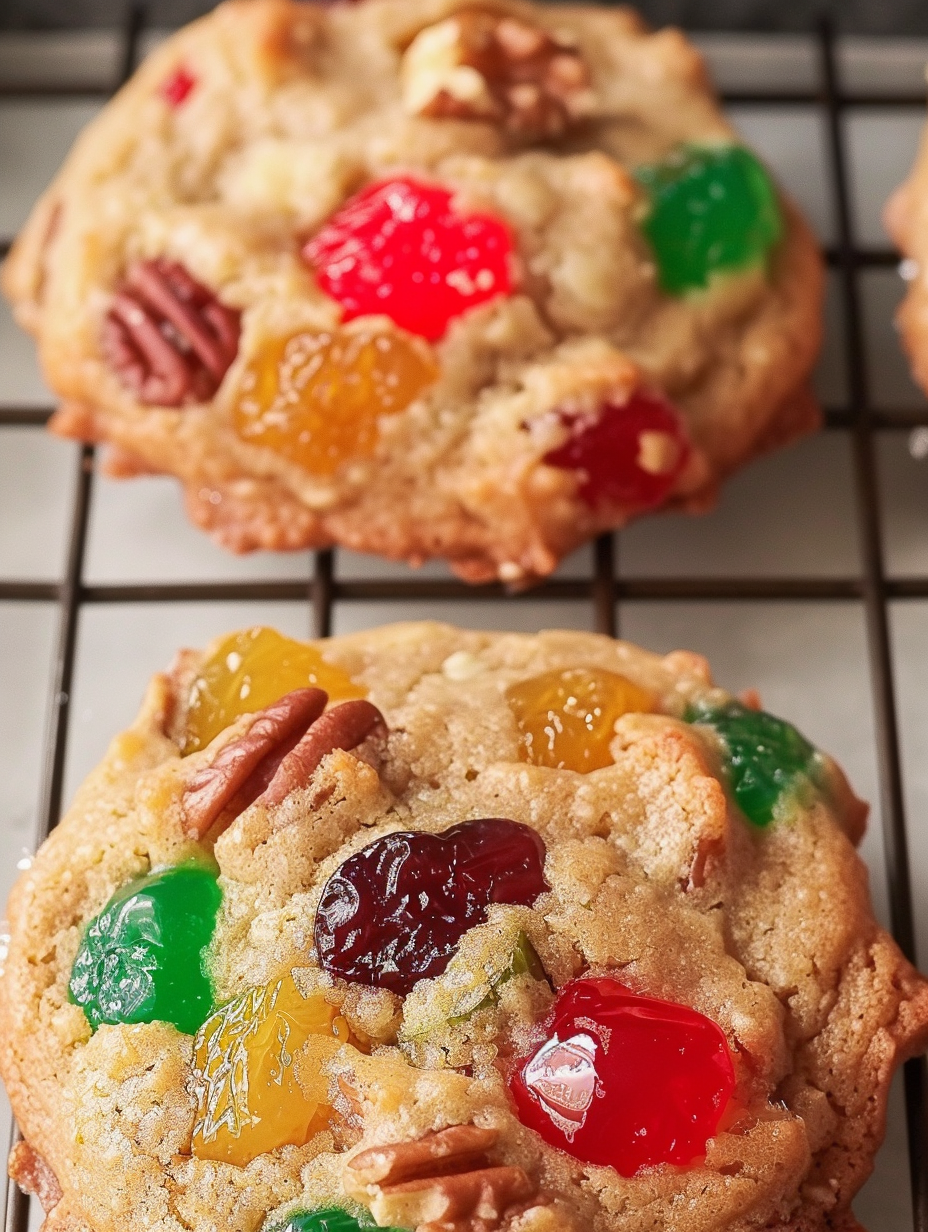 Easy Christmas Fruitcake Cookies