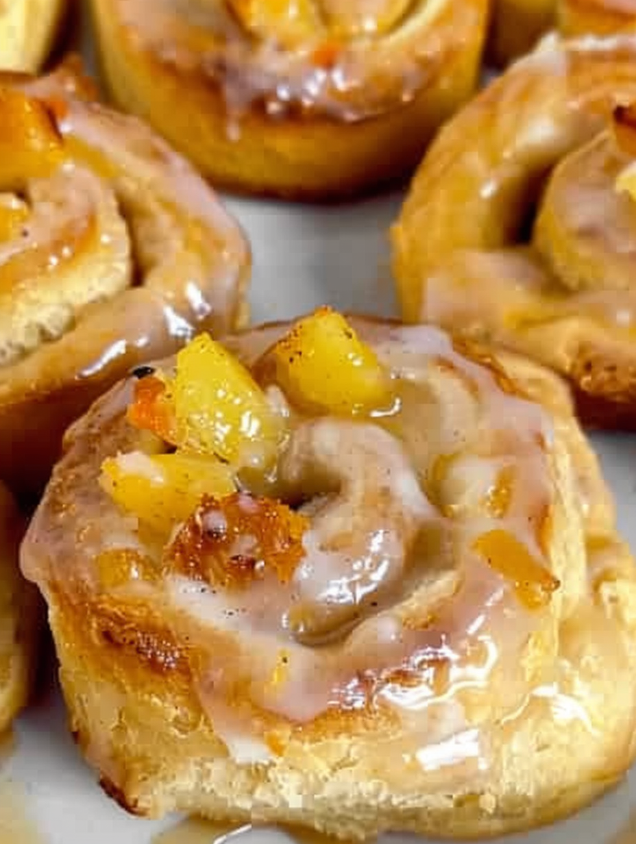 Orange Pineapple Sweet Rolls