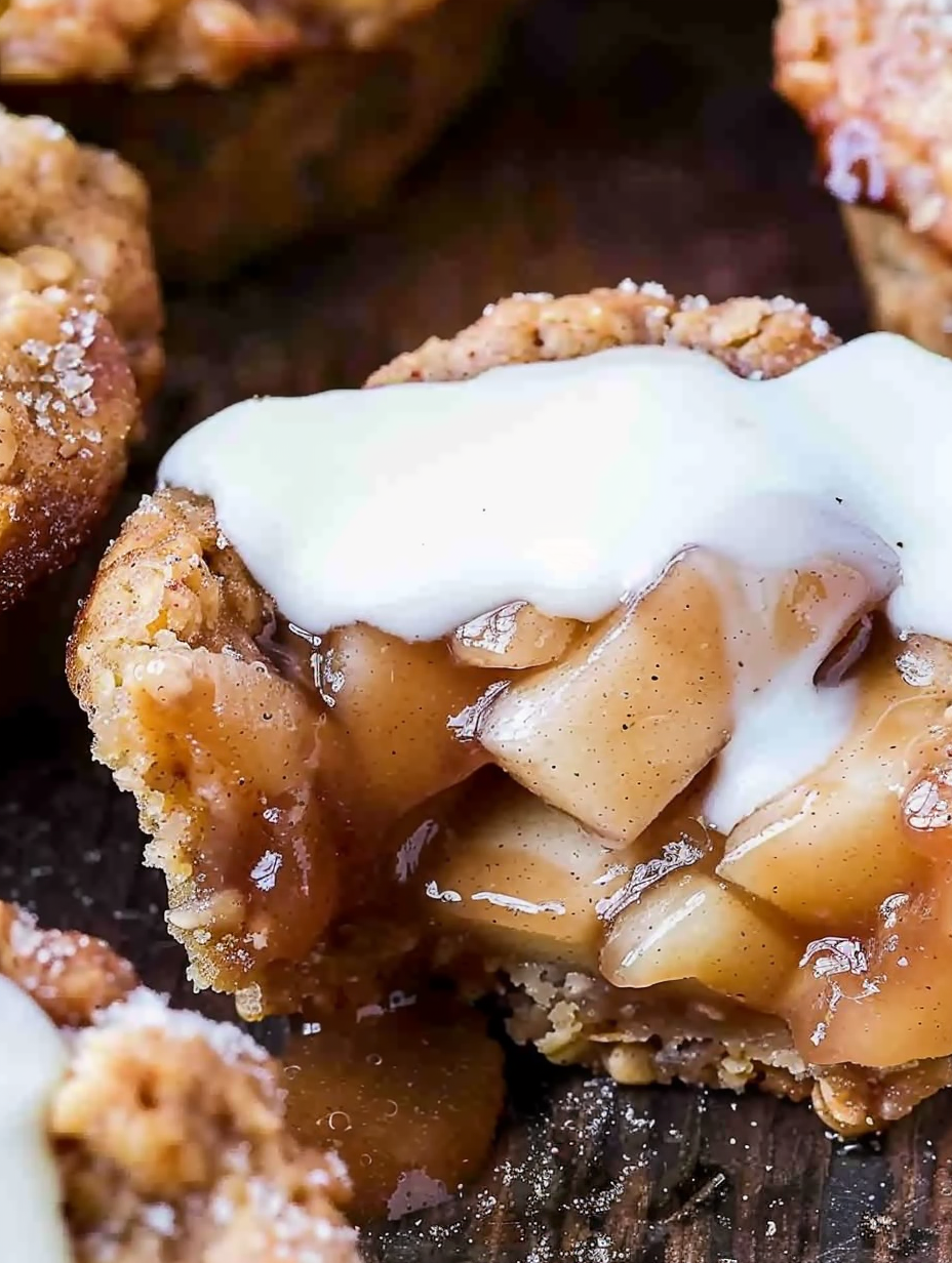 Apple Crisp Cookie Cups