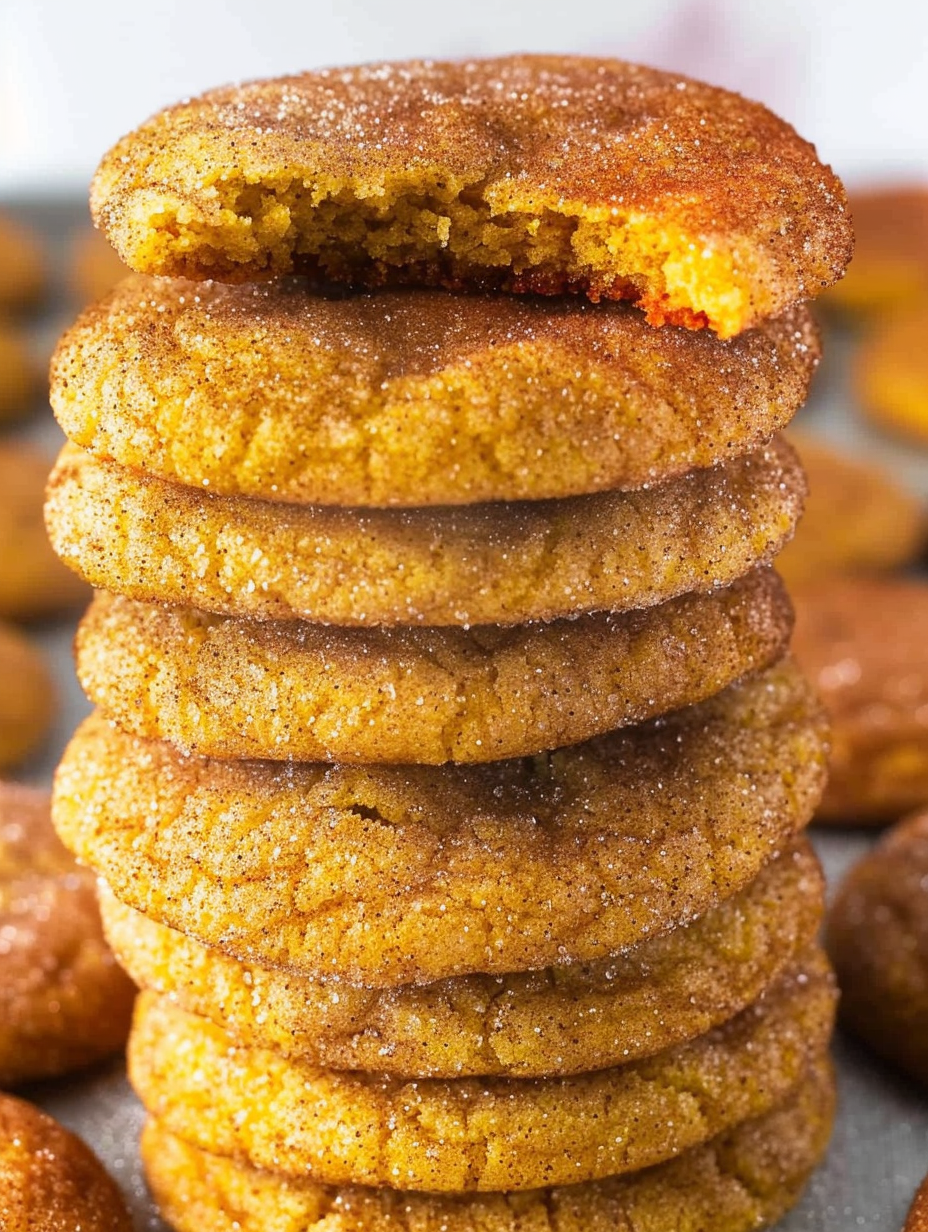 Pumpkin Snickerdoodle Cookies