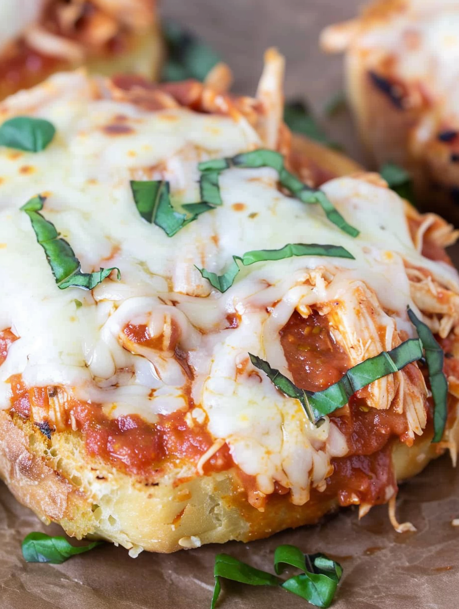 Cheesy broiled sandwich halves