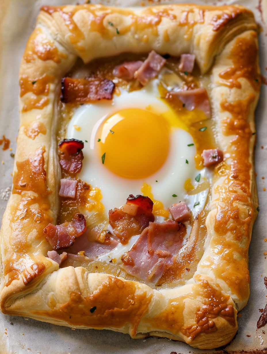 Breakfast Hand Pies on a baking sheet