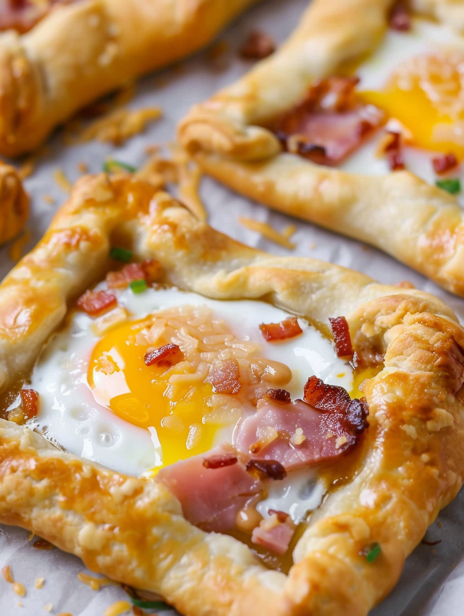 Close up of a hand pie with melted cheese