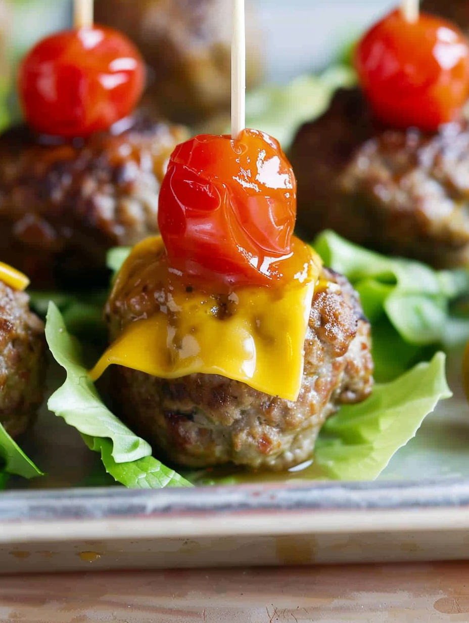 Cheeseburger Meatballs