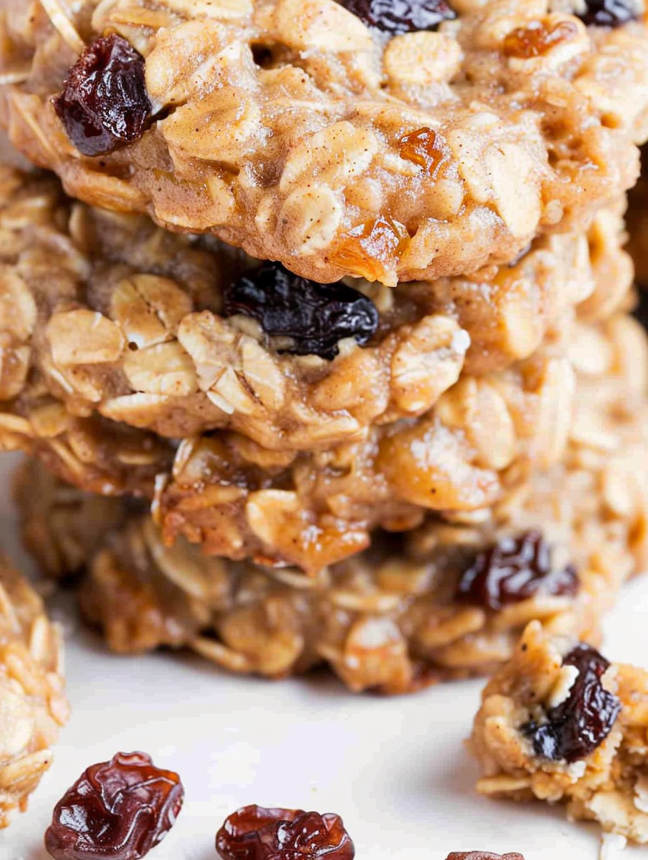Easy Oatmeal Raisin Cookies