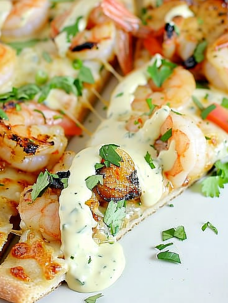 Shrimp Po' Boy Pizza